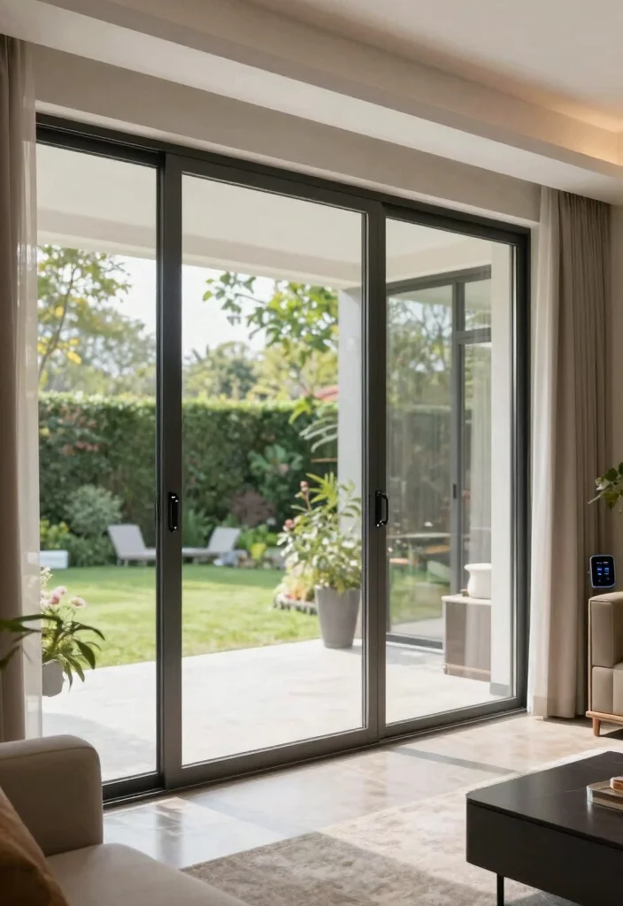 16 Sliding Patio Doors Ideas With Seamless Indoor Outdoor Flow - 13. Smart Home Integration 1