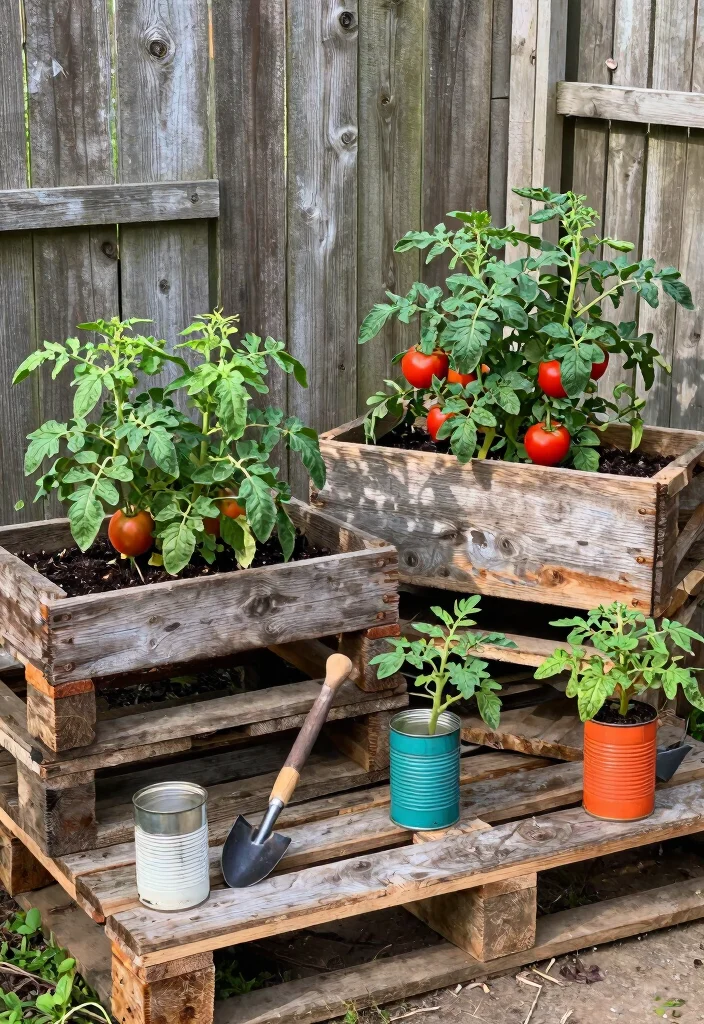 16 Tomato Planter Ideas That Maximize Growth - 6. Reclaimed Materials 1