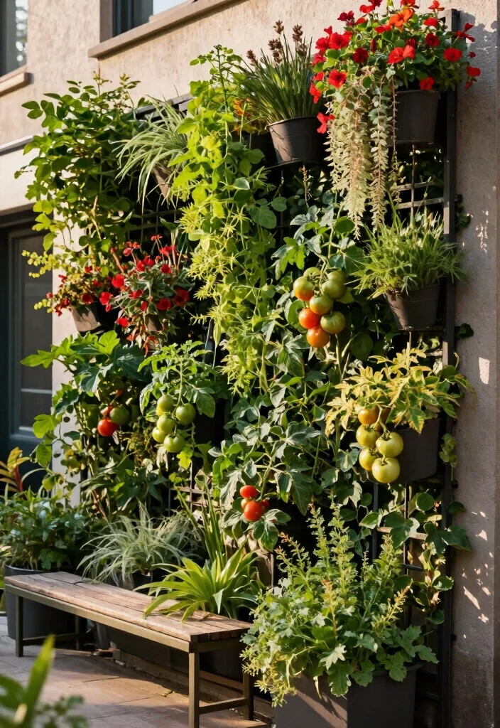 16 Tomato Planter Ideas That Maximize Growth - 8. The Vertical Garden Wall 1