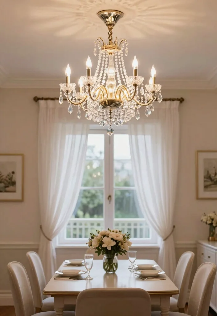 17 Fandelier Ceiling Fan Ideas With Modern Luxury Vibes - 1. Glamorous Crystal Elegance 1