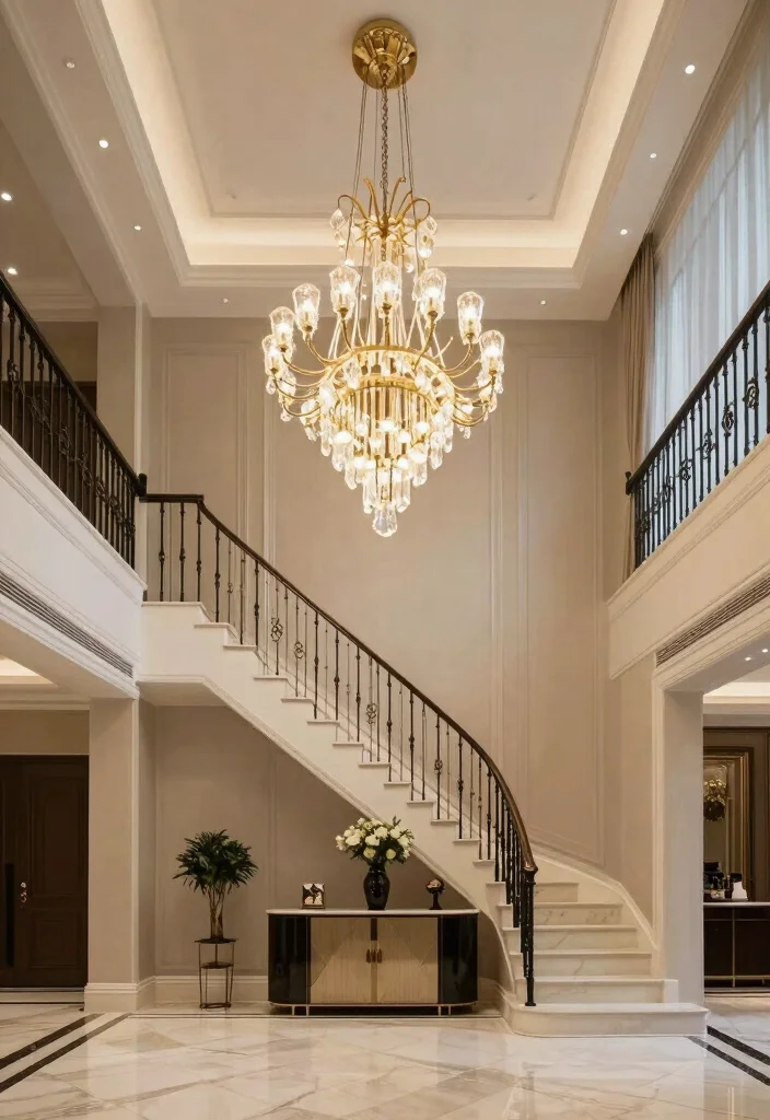 17 Fandelier Ceiling Fan Ideas With Modern Luxury Vibes - 15. Statement Piece Splendor 1