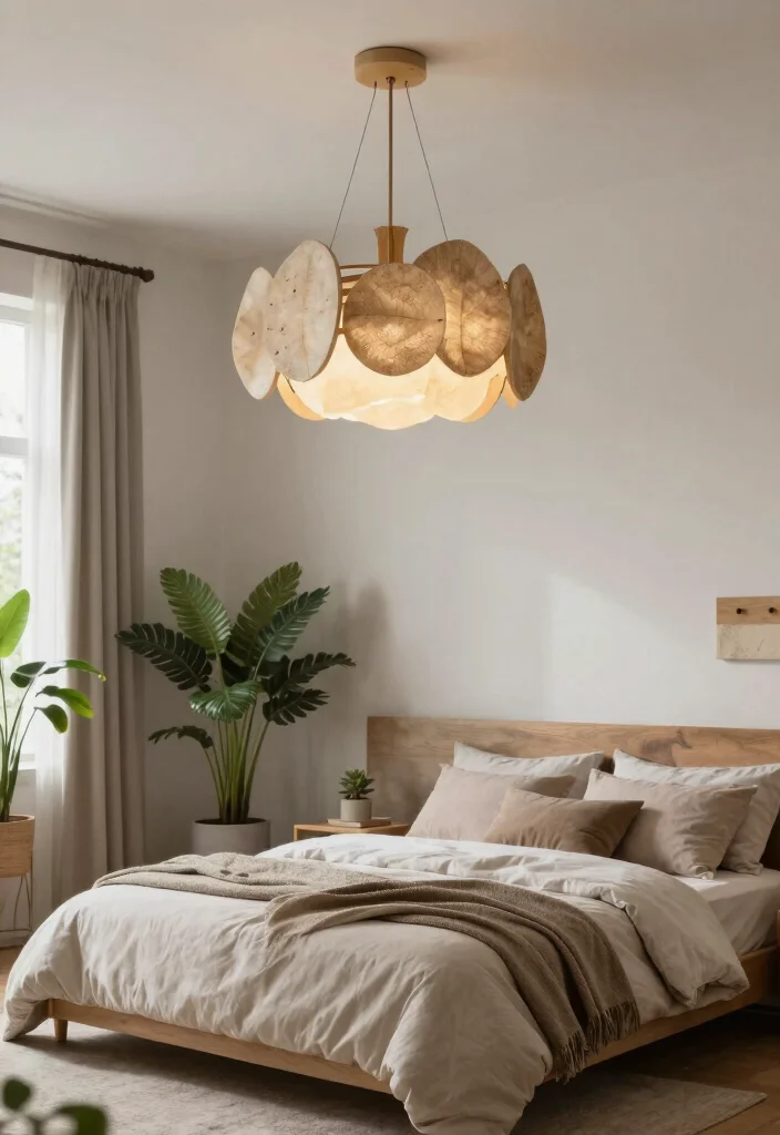 17 Fandelier Ceiling Fan Ideas With Modern Luxury Vibes - 16. Nature-Inspired Designs 1