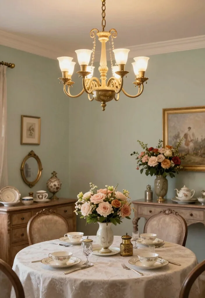 17 Fandelier Ceiling Fan Ideas With Modern Luxury Vibes - 5. Vintage Glamour Revival 1