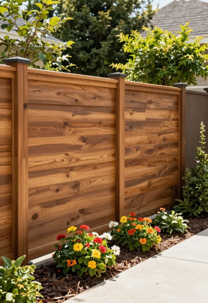 17 Front Yard Gates and Fences Ideas With Stunning Curb Appeal - 16. Composite Fencing 1