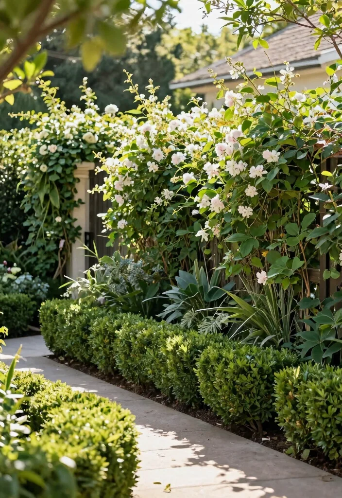 17 Front Yard Gates and Fences Ideas With Stunning Curb Appeal - 4. Living Fences 1