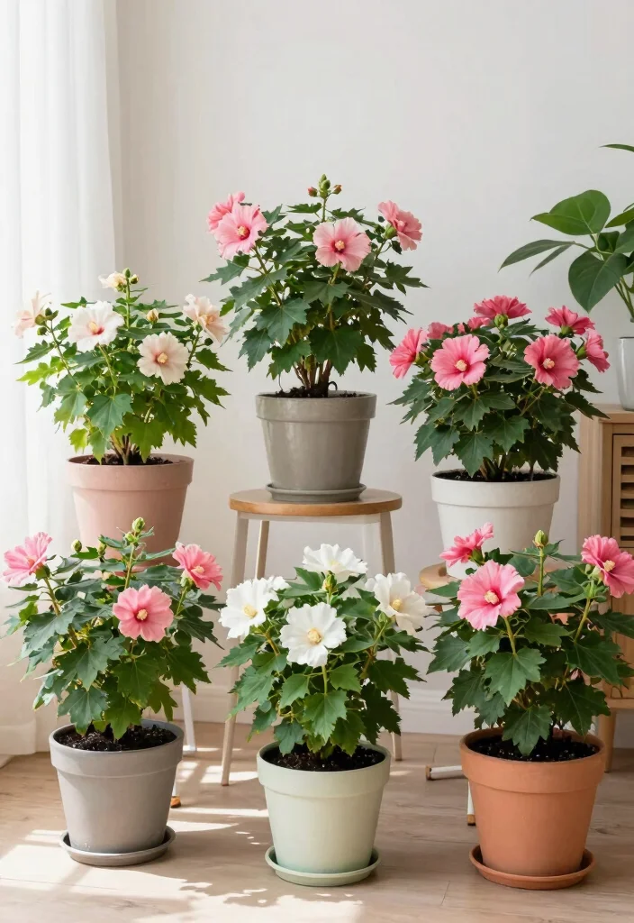 17 Hibiscus Planter Ideas With Tropical Beauty - 15. Seasonal Displays 1