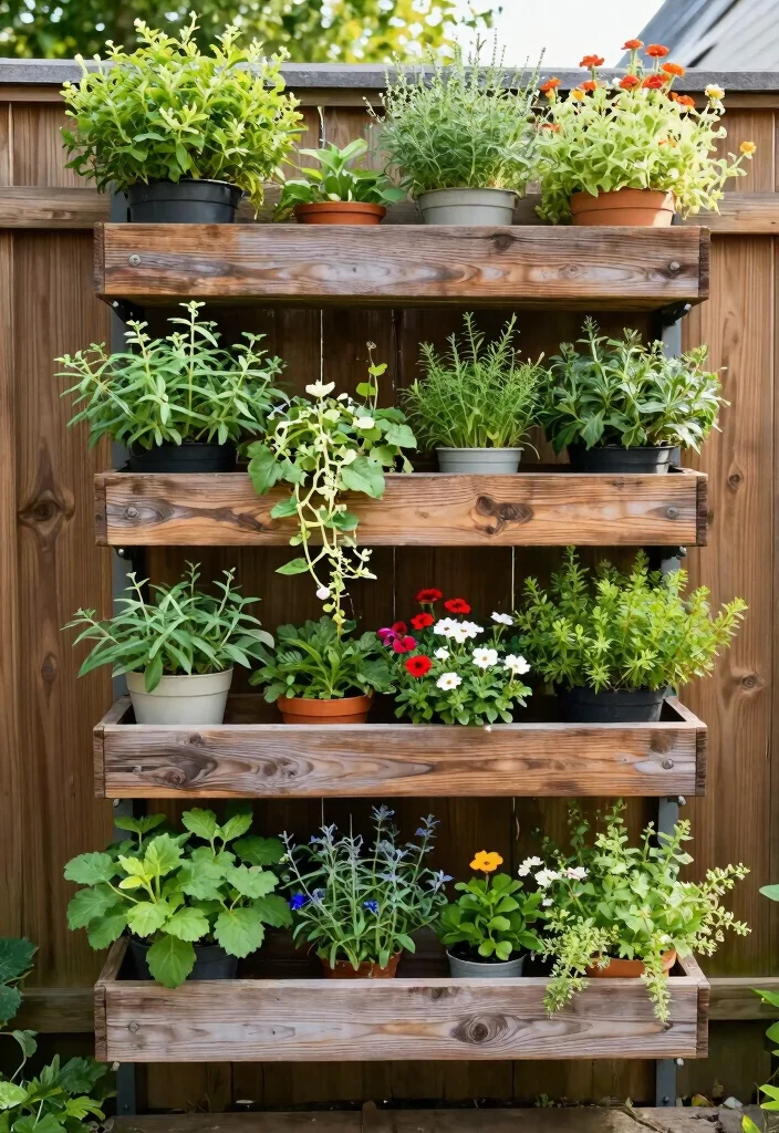 17 Outdoor Elevated Garden Beds Ideas With Smart Layouts - 1. Vertical Garden Solutions 1