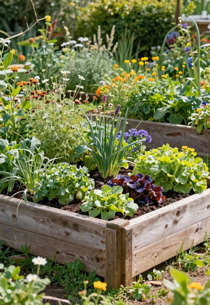 17 Outdoor Elevated Garden Beds Ideas With Smart Layouts - 13. Rustic Wooden Raised Beds 1