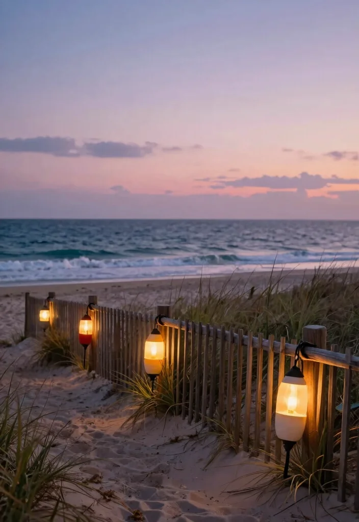 17 Outdoor Fence Lighting Ideas That Glow Beautifully - 14. Nautical-themed Lights 1