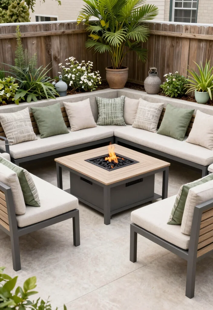 17 Patio Decor Ideas That Create a Cozy Outdoor Space - 13. Functional Garden Furniture 1
