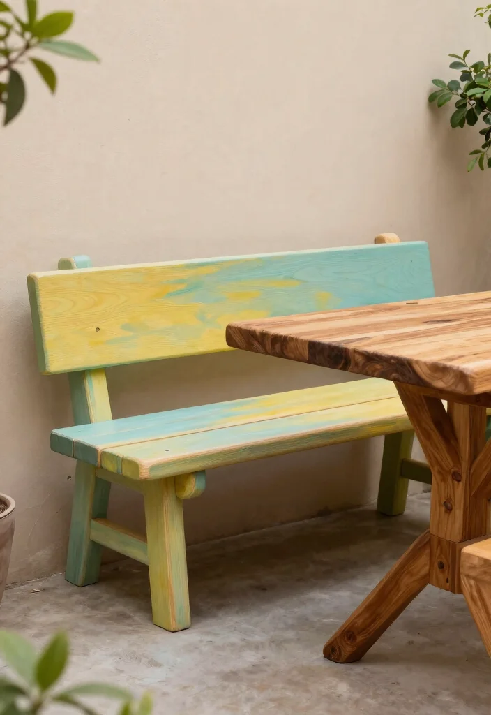 17 Patio Decor Ideas That Create a Cozy Outdoor Space - 14. Eco-Friendly Paint and Finishes 1