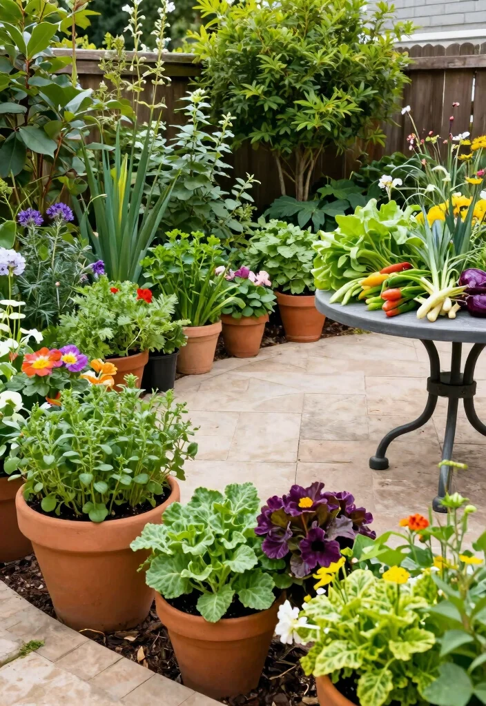 17 Patio Decor Ideas That Create a Cozy Outdoor Space - 16. Edible Landscaping 1