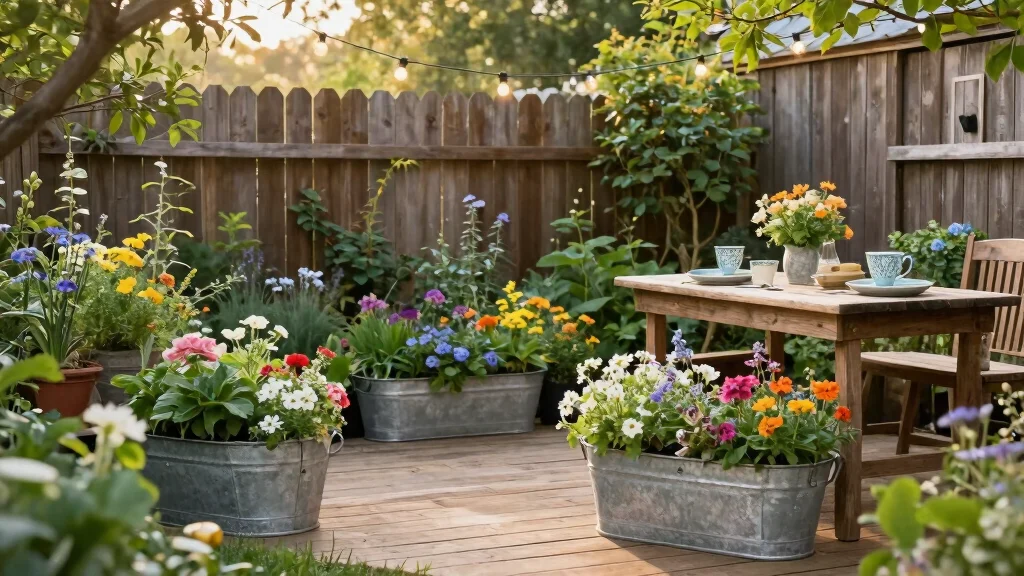 18 Galvanized Tub Planter Ideas With Vintage Farmhouse Style