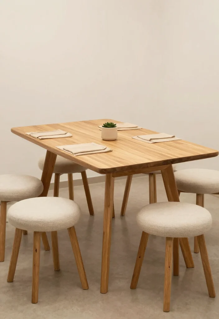 18 Modern Farmhouse Dining Table Ideas With Timeless Style - 11. Multi-Functional Tables 1