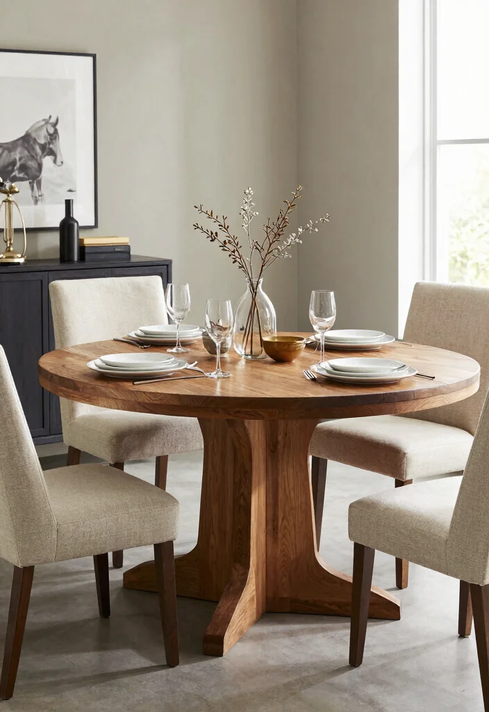 18 Modern Farmhouse Dining Table Ideas With Timeless Style - 14. Family Heirloom Reimagined 1