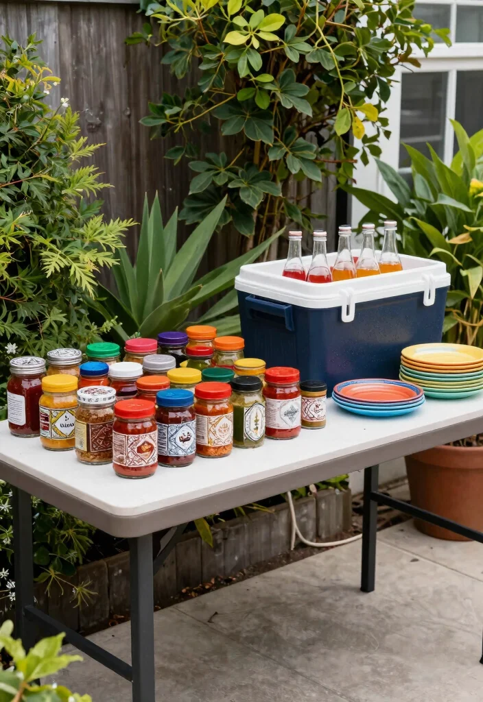 18 Patio BBQ Area Ideas That Are Perfect for Entertaining - 12. Barbecue Serving Stations 1