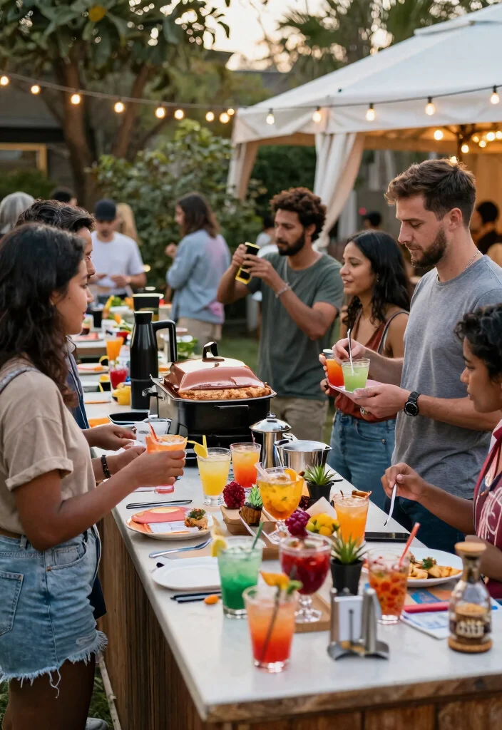 18 Patio BBQ Area Ideas That Are Perfect for Entertaining - 18. Personalized Guest Experiences 1