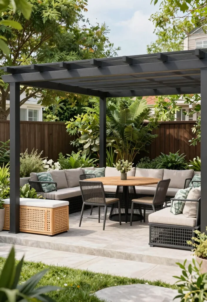 18 Pergola Patio Attached to House Ideas With Seamless Design - 18. Multi-Functional Space 1