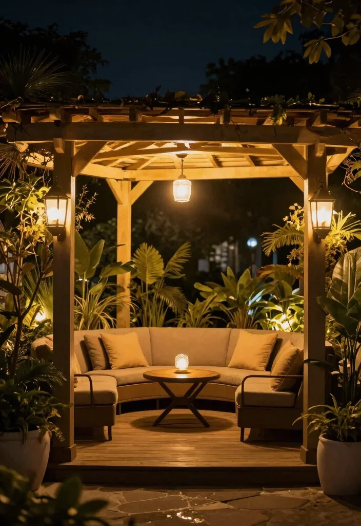 18 Pergola on Deck Ideas That Upgrade Your Space - 10. Pergola with Integrated Lighting 1