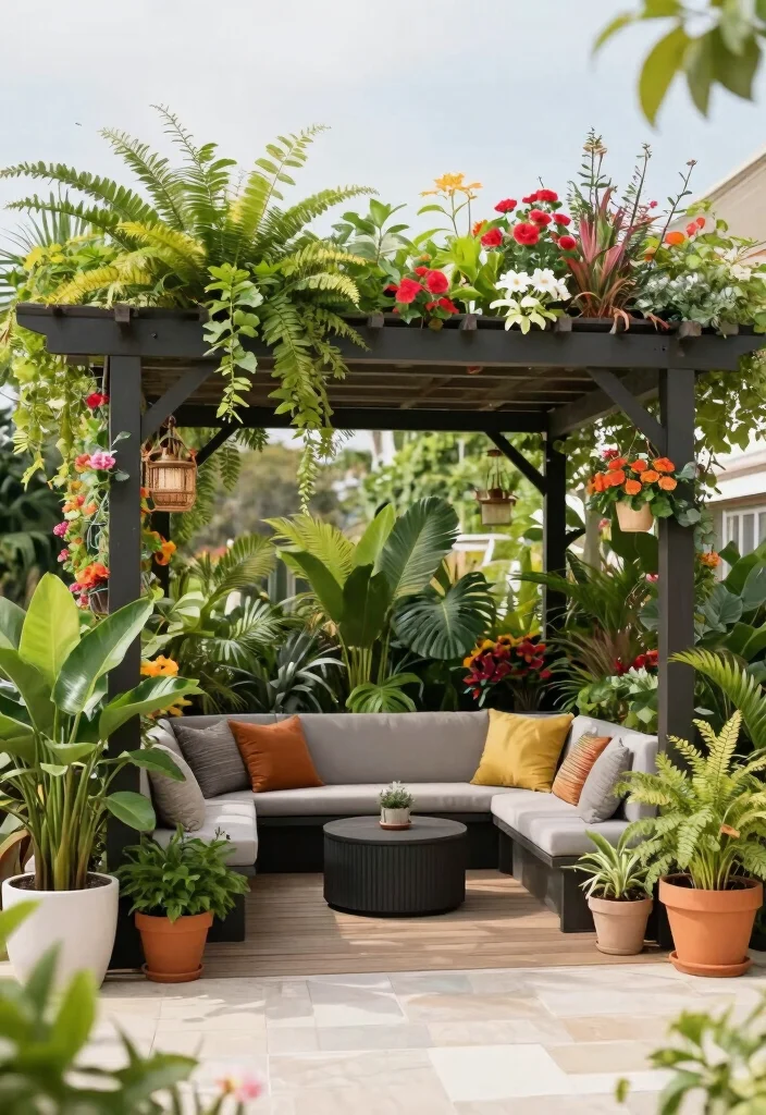 18 Pergola on Deck Ideas That Upgrade Your Space - 11. Pergola with a Green Roof 1
