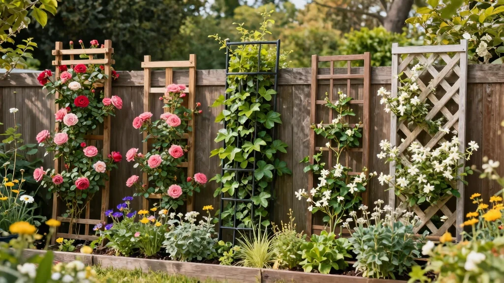 18 Trellis on Fence Ideas With Climbing Beauty